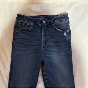 Abercrombie & Fitch High Rise Super Skinny Jeans - Dark